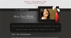 Desktop Screenshot of keithhendersondds.com